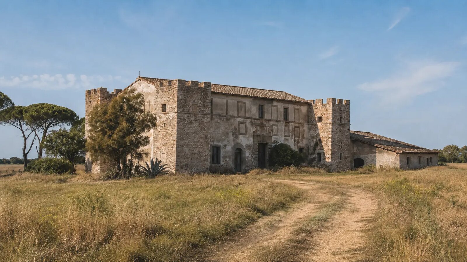 Il Castellaccio dei Monteroni nel paesaggio dell'antica Aurelia